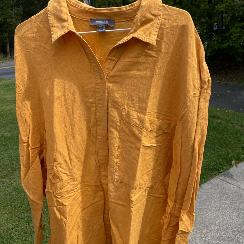 Primark Golden Button-Up Shirt